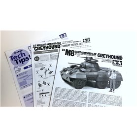 Tamiya 1:35 M8 Greyhound - US LIGHT ARMORED CAR - COMBAT PATROL SET