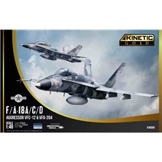 Kinetic GOLD 1:48 F/A-18A/C/D Aggressor - VFC-12 AND VFA-204