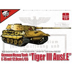 Modelcollect 1:35 E-75 Tiger III Ausf.E z działem 128mm L/55 - GERMAN HEAVY TANK