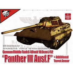 Modelcollect 1:35 E-50 Panther III Ausf.F z działem 105mm L/52 - GERMAN MEDIUM TANK