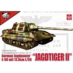 Modelcollect 1:35 Jagdpanzer E-50 Jagdtiger II z działem 128mm L/55 - GERMAN TANK DESTROYER