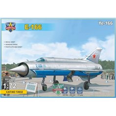 Model Svit 1:72 Ye-166 - HEAVY EXPERIMENTAL INTERCEPTOR 