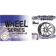 Fujimi 1:24 Felgi WORK MEISTER EMOTION - WHEEL SERIES - 18 cali