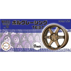 Fujimi 193632 Wheel-20 1/24\tVk Racing TE37 17inch
