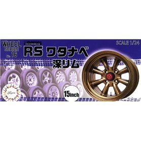 Fujimi 193571 Wheel-16 1/24\tRS Watanabe Deep Rim 15inch