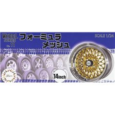 Fujimi 193526  1/24 Wheel Series No.11 Formula Mesh 14inch