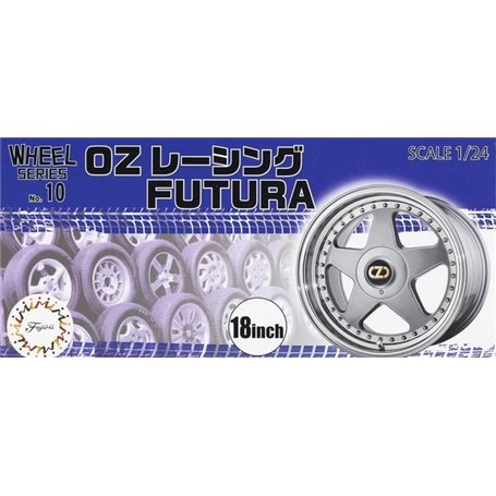 Fujimi 193519 1/24 Wheels & Tyres Set 18" (460mm) OZ Racing Futura