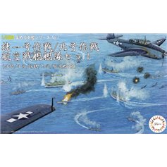 Fujimi 1:3000 Sceneria morska AVIATION BATTLESHIP SET