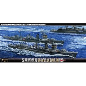 Fujimi 460758 NX-11 1/700 IJN Kagero Class Destroyer Shiranui/Akigumo (Outbreak of War) (Set of 2) 