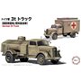 Fujimi 723075 Mi-4 1/72 German 3ton Truck (Box Type Rescue Vehicle/Refueller)