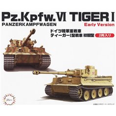 Fujimi 1:72 Pz.Kpfw.VI Tiger I - wczesna wersja - 2 modele