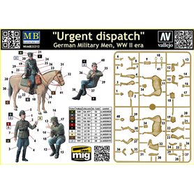 Mb 35212 Urgent Dispatch German Military Men WWII