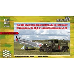 Zebrano 1:48 Yakovlev Yak-9DD - SOVIET LONG RANGE FIGHTER + BZ-38 FUEL TANKER