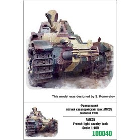 Zebrano Z100-040 AMC35 French Light cavalry tank