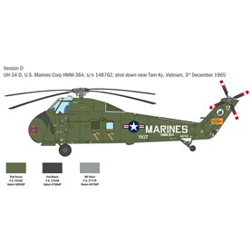 Italeri 1:48 H-34 A Pirate / UH-34D U.S. Marines