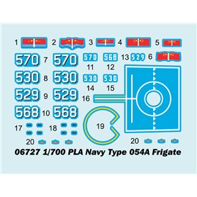 Trumpeter 06727 PLA Navy type 054A Frigate