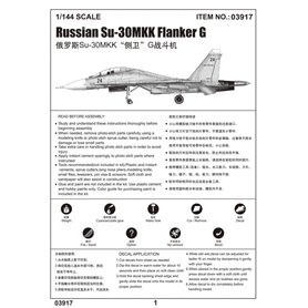 Trumpeter 03917 Su-30MK Flanker G