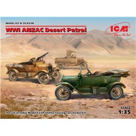 ICM DS 3510 WWI Anzac Desert Patrol Model T LCP, Utility, Touring