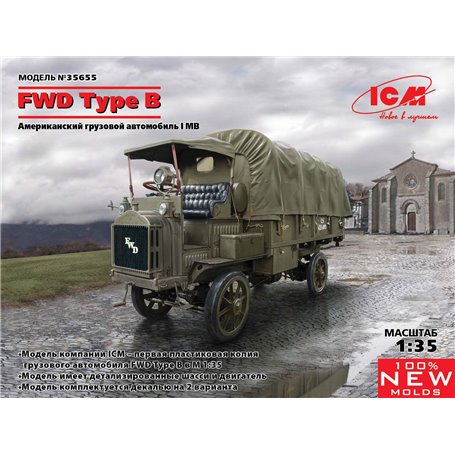 ICM 35655 FWD Type B WW I US Army Truck