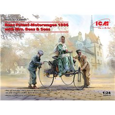 ICM 1:24 Benz Patent-Motorwagen 1886 + MRS. BENZ AND SONS 