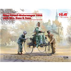 ICM 1:24 Benz Patent-Motorwagen 1886 + MRS. BENZ AND SONS