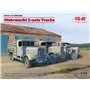 ICM DS 3508 Wehrmacht 3-axle Trucks Henschel 33D1, Krupp L3H163, LG3000