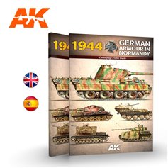 AK Intertive 1944 - GERMAN ARMOUR IN NORMANDY EN