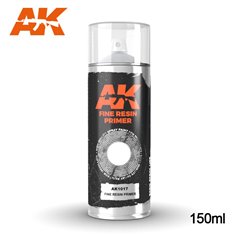 AK Interactive 1017 Pokład do żywicy w sprayu FINE RESIN PRIMER - 150ml