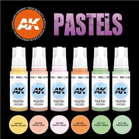AK Intertive PASTELS COLORS SET