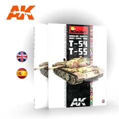 AK Interactive 914 Książka T-54 / T-55 MODELIND WORLD'S MOST ICONIC TANK - wersja angielska