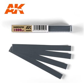 AK Interactive 9027 Wodne papierki ścierne WET SANDPAPER - 1500 - 50szt.