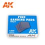 AK Intertive Fine Sanding Pads 400 grit. 4 units