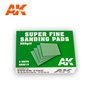 AK Intertive Super Fine Sanding Pads 800 grit.4 units