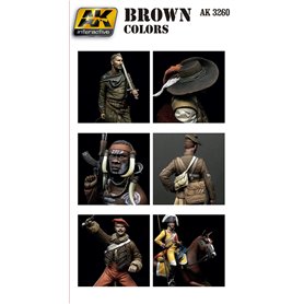 AK Interactive Brown Colors Set