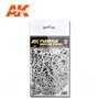 AK Interactive AK-9079 FLEXIBLE AIRBRUSH STENCIL 1/20 1/24 1/35