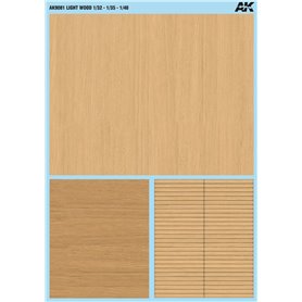 AK Interactive AK-9081 LIGHT WOOD DECALS