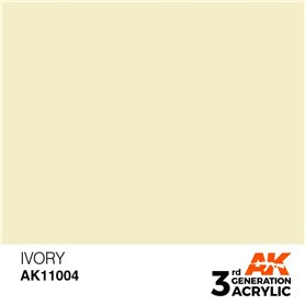 AK Interactive 3RD GENERATION ACRYLICS - IVORY
