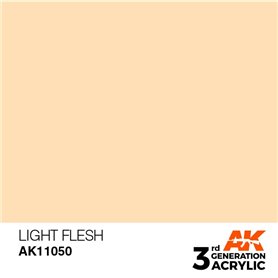 AK Interactive 3RD GENERATION ACRYLICS - LIGHT FLESH