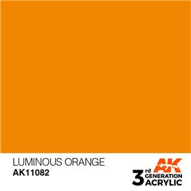AK 3rd Generation Acrylic Luminous Orange 17ml