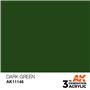 AK Interactive 3RD GENERATION ACRYLICS - DARK GREEN