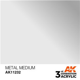 AK 3rd Generation Acrylic Metal Medium 17ml