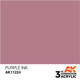 AK 3rd Generation Acrylic Purple INK 17ml