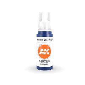 AK Interactive 3RD GENERATION ACRYLICS - CLEAR BLUE - 17ml