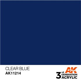 AK 3rd Generation Acrylic Clear Blue 17ml