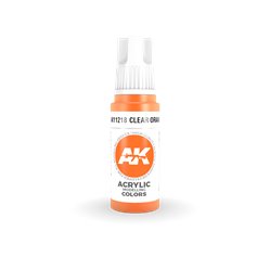 AK 3rd Generation Acrylic Clear Orange 17ml