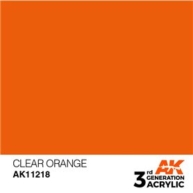 AK 3rd Generation Acrylic Clear Orange 17ml