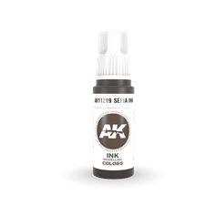 AK 3rd Generation Acrylic Sepia INK 17ml