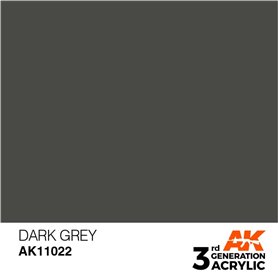 AK 3rd Generation Acrylic Dark Grey 17ml