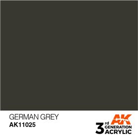 AK 3rd Generation Acrylic German Grey 17ml
