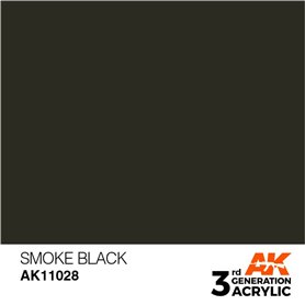 AK 3rd Generation Acrylic Smoke Black 17ml